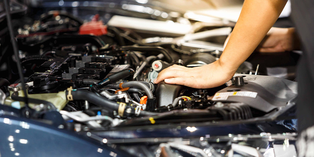 Servicing Vehicle